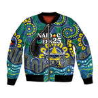 Custom NAIDOC Week 2025 Cowboys Bomber Jacket Indigenous Art