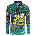 Custom NAIDOC Week 2025 Cowboys Button Sweatshirt Indigenous Art