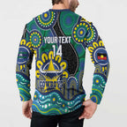 Custom NAIDOC Week 2025 Cowboys Button Sweatshirt Indigenous Art