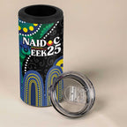 Custom NAIDOC Week 2025 Cowboys 4 in 1 Can Cooler Tumbler Indigenous Art