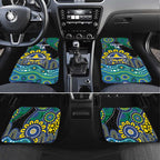 Custom NAIDOC Week 2025 Cowboys Car Mats Indigenous Art