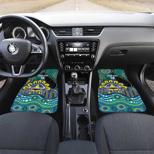 Custom NAIDOC Week 2025 Cowboys Car Mats Indigenous Art
