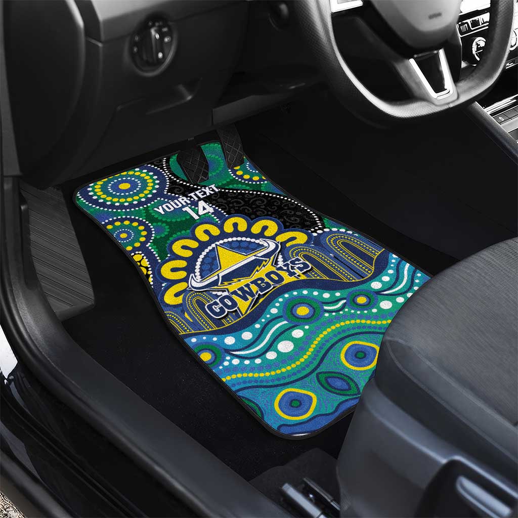 Custom NAIDOC Week 2025 Cowboys Car Mats Indigenous Art