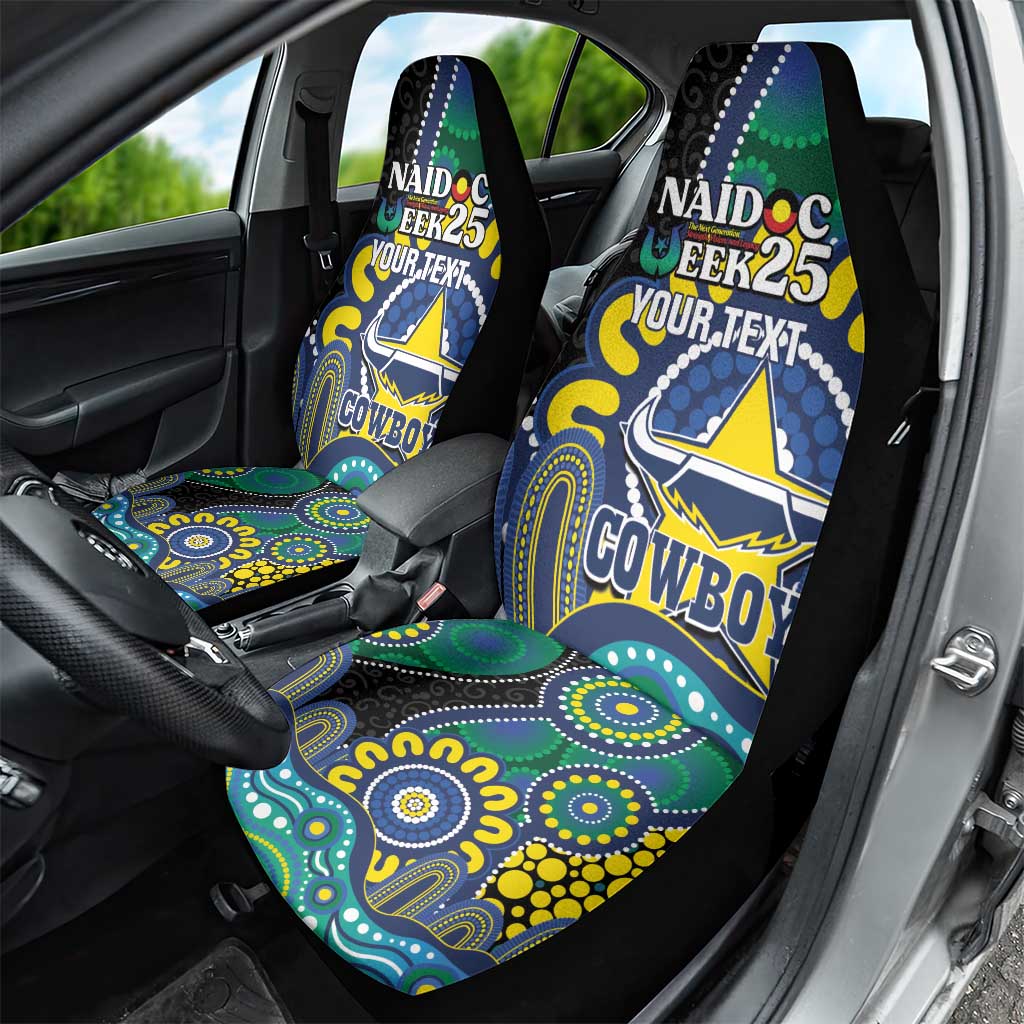 Custom NAIDOC Week 2025 Cowboys Car Seat Cover Indigenous Art