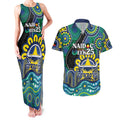 Custom NAIDOC Week 2025 Cowboys Couples Matching Tank Maxi Dress and Hawaiian Shirt Indigenous Art