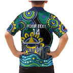 Custom NAIDOC Week 2025 Cowboys Family Matching Mermaid Dress and Hawaiian Shirt Indigenous Art