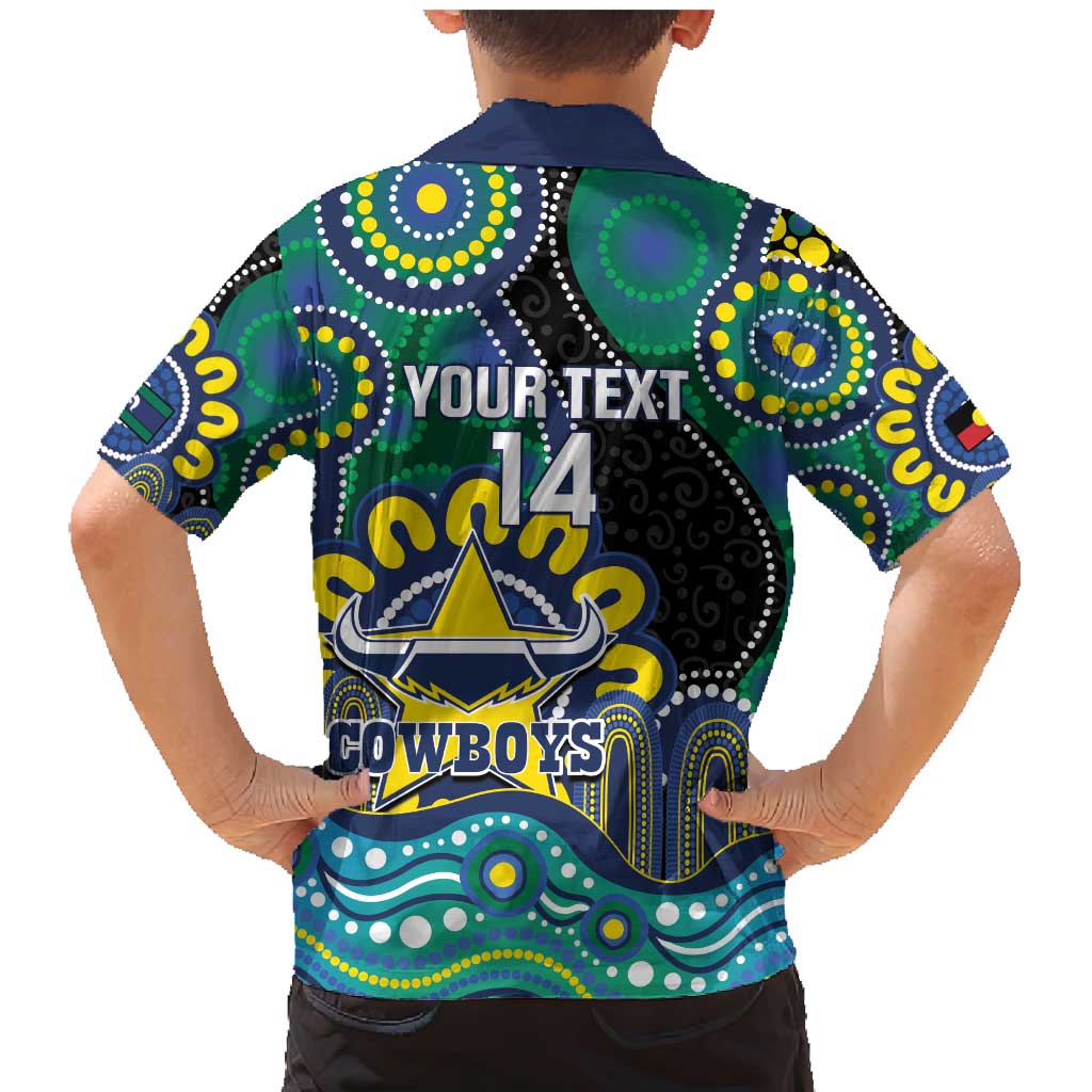 Custom NAIDOC Week 2025 Cowboys Family Matching Mermaid Dress and Hawaiian Shirt Indigenous Art