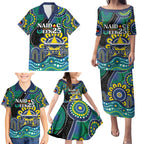 Custom NAIDOC Week 2025 Cowboys Family Matching Puletasi and Hawaiian Shirt Indigenous Art