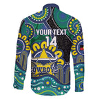 Custom NAIDOC Week 2025 Cowboys Family Matching Short Sleeve Bodycon Dress and Hawaiian Shirt Indigenous Art