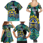 Custom NAIDOC Week 2025 Cowboys Family Matching Summer Maxi Dress and Hawaiian Shirt Indigenous Art