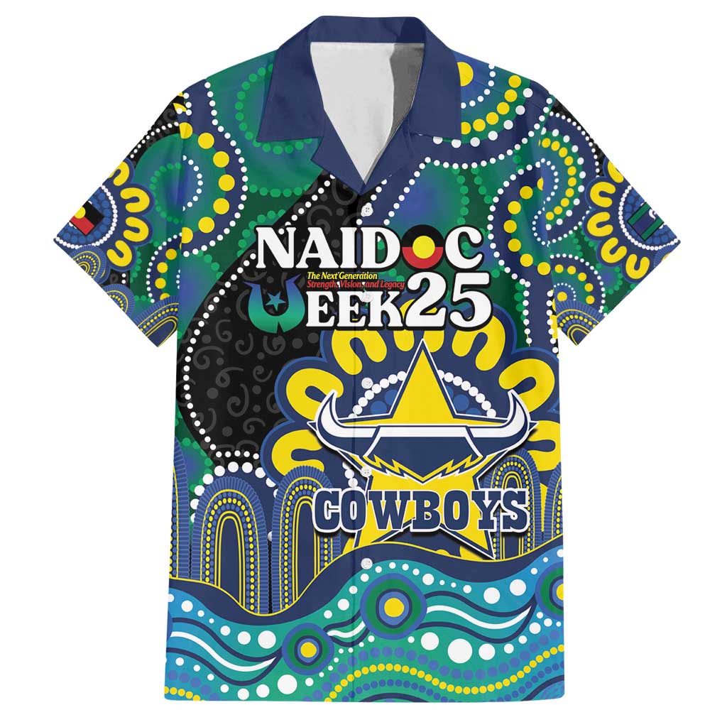 Custom NAIDOC Week 2025 Cowboys Family Matching Tank Maxi Dress and Hawaiian Shirt Indigenous Art