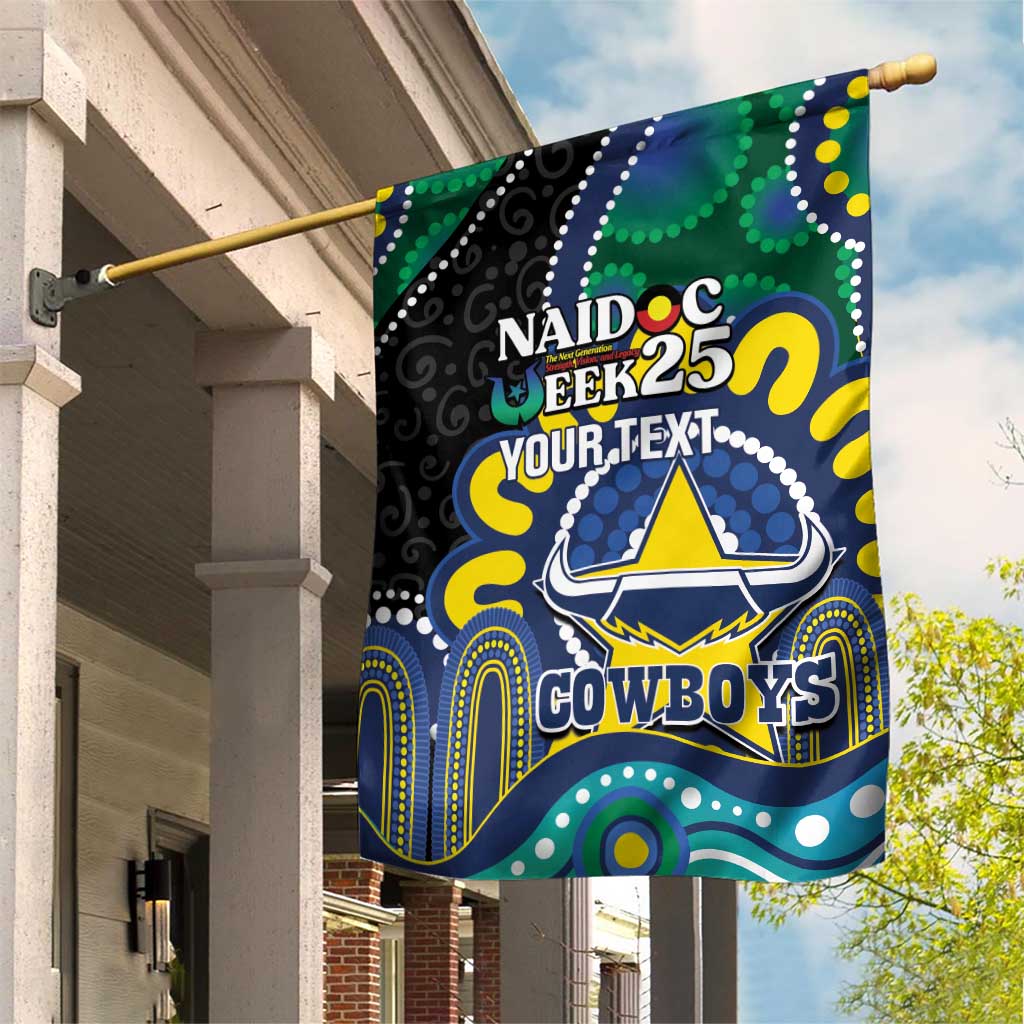 Custom NAIDOC Week 2025 Cowboys Garden Flag Indigenous Art