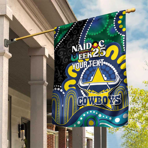 Custom NAIDOC Week 2025 Cowboys Garden Flag Indigenous Art