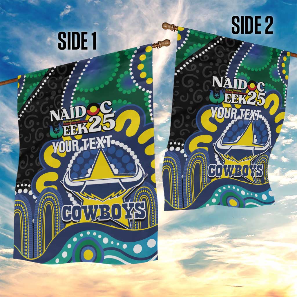 Custom NAIDOC Week 2025 Cowboys Garden Flag Indigenous Art