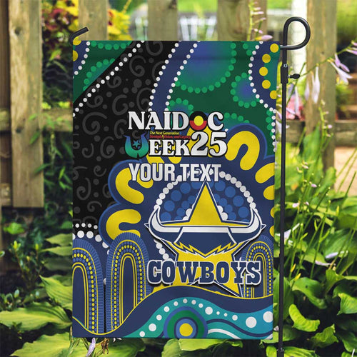 Custom NAIDOC Week 2025 Cowboys Garden Flag Indigenous Art