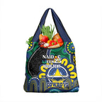 Custom NAIDOC Week 2025 Cowboys Grocery Bag Indigenous Art