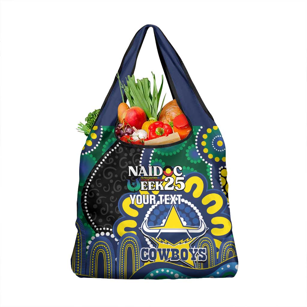 Custom NAIDOC Week 2025 Cowboys Grocery Bag Indigenous Art