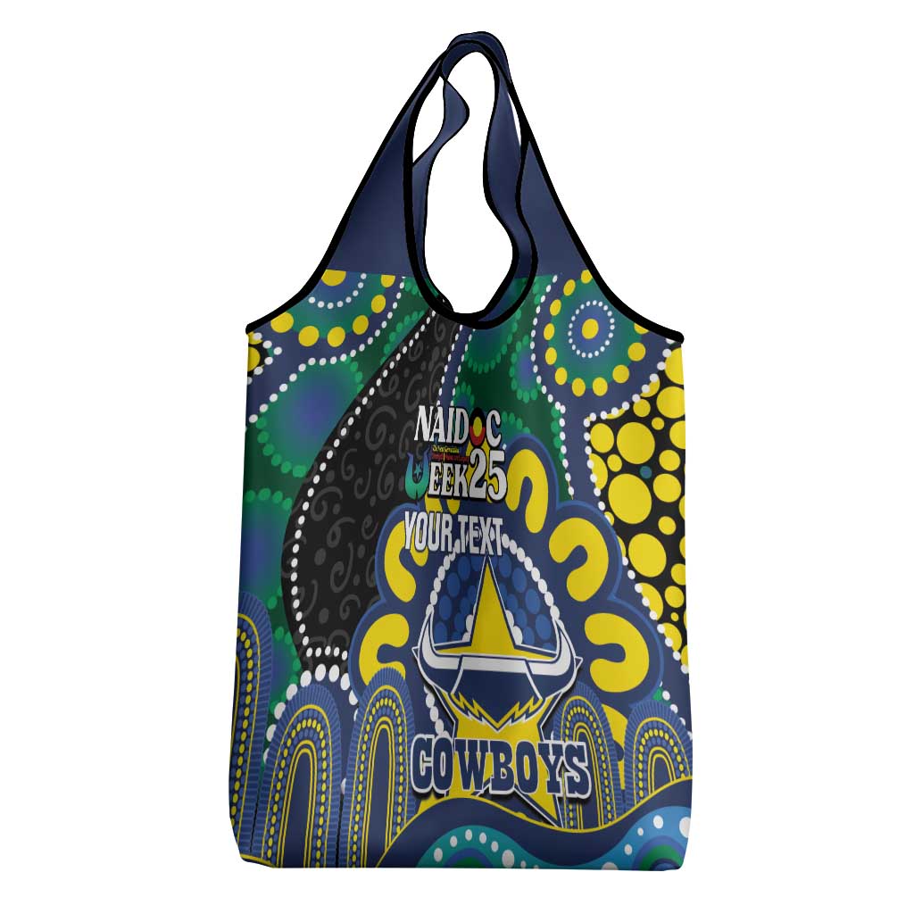 Custom NAIDOC Week 2025 Cowboys Grocery Bag Indigenous Art