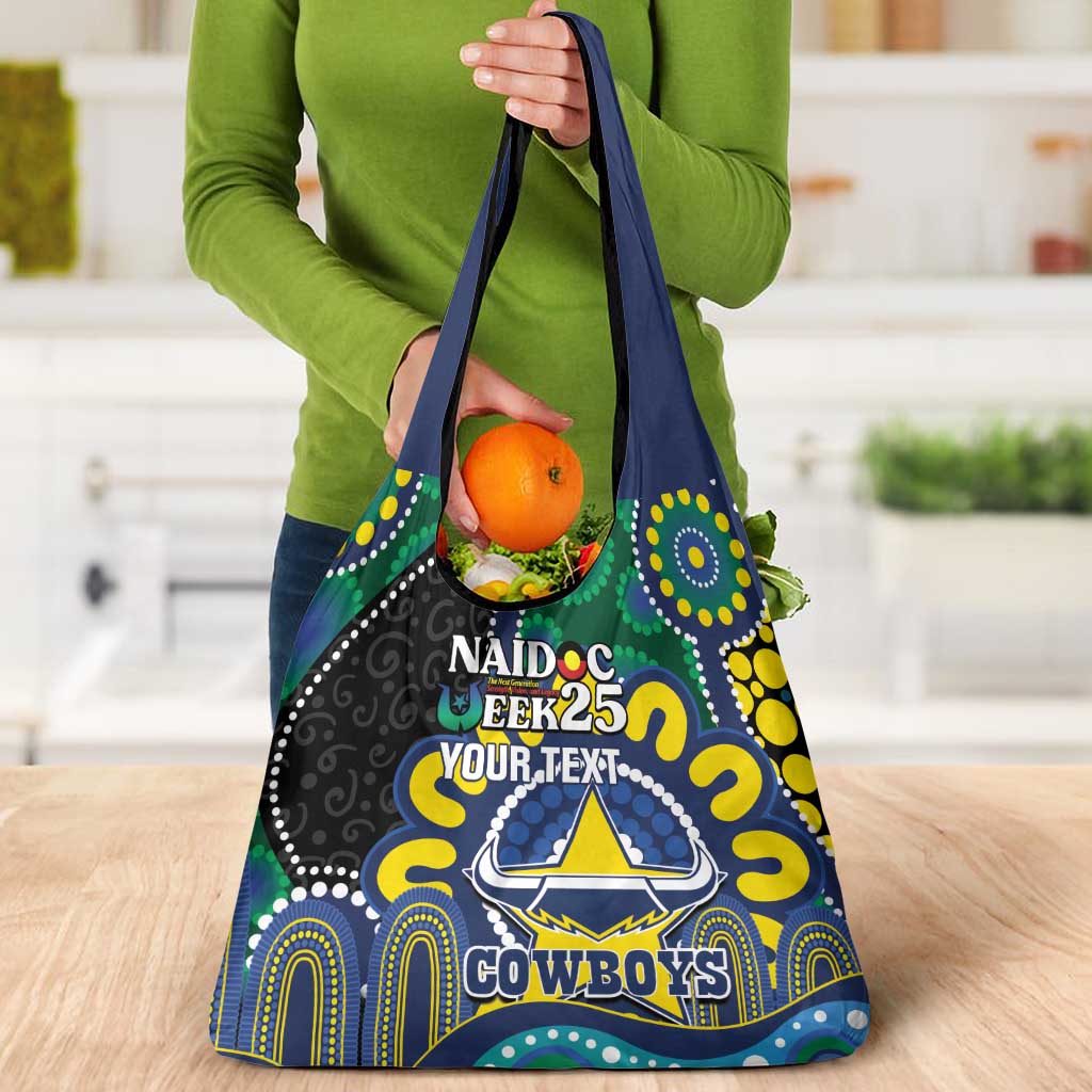 Custom NAIDOC Week 2025 Cowboys Grocery Bag Indigenous Art