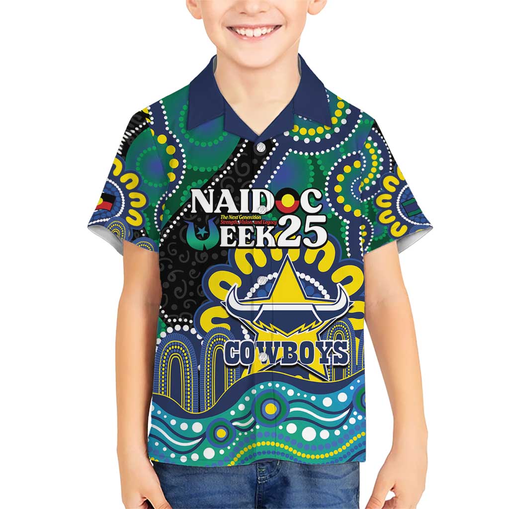 Custom NAIDOC Week 2025 Cowboys Hawaiian Shirt Indigenous Art