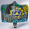 Custom NAIDOC Week 2025 Cowboys Hooded Blanket Indigenous Art