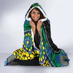 Custom NAIDOC Week 2025 Cowboys Hooded Blanket Indigenous Art