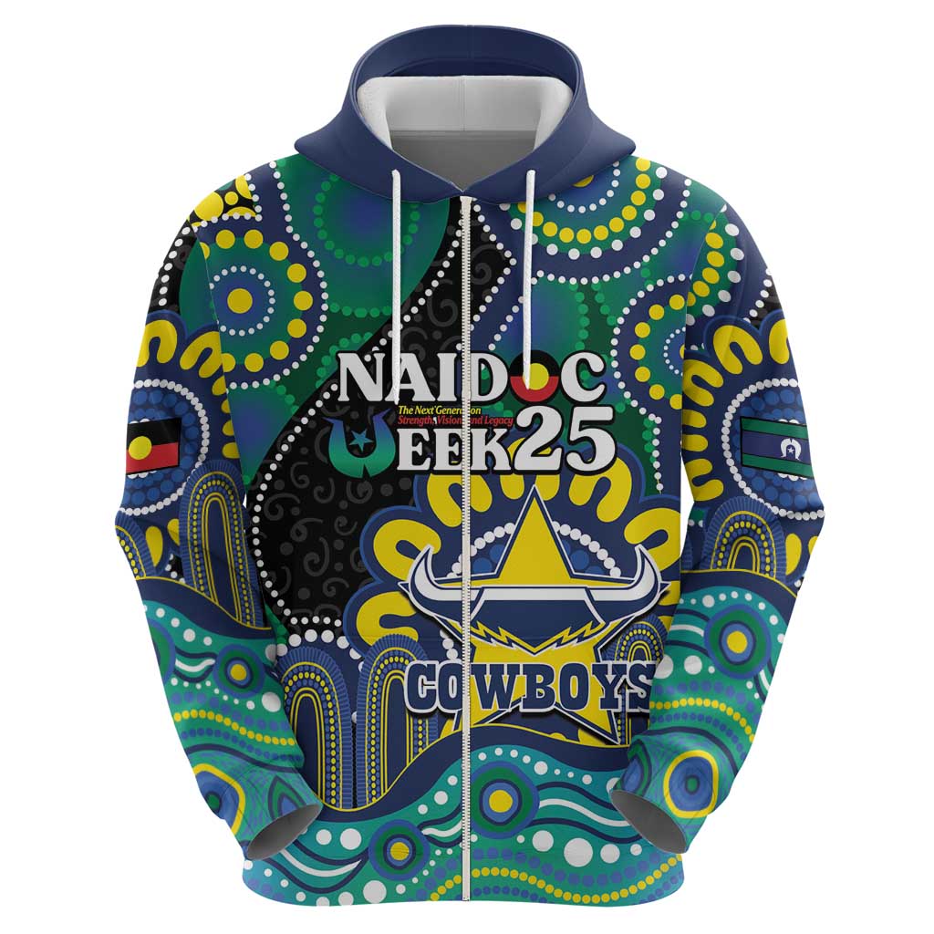 Custom NAIDOC Week 2025 Cowboys Hoodie Indigenous Art