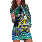 Custom NAIDOC Week 2025 Cowboys Hoodie Dress Indigenous Art
