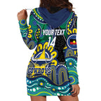 Custom NAIDOC Week 2025 Cowboys Hoodie Dress Indigenous Art