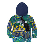 Custom NAIDOC Week 2025 Cowboys Kid Hoodie Indigenous Art