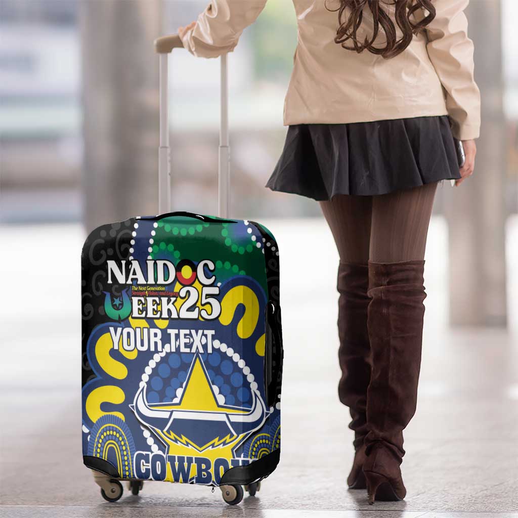 Custom NAIDOC Week 2025 Cowboys Luggage Cover Indigenous Art