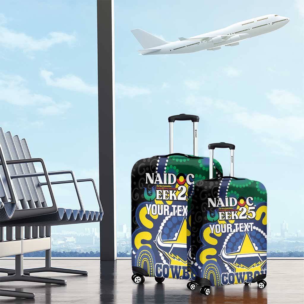 Custom NAIDOC Week 2025 Cowboys Luggage Cover Indigenous Art
