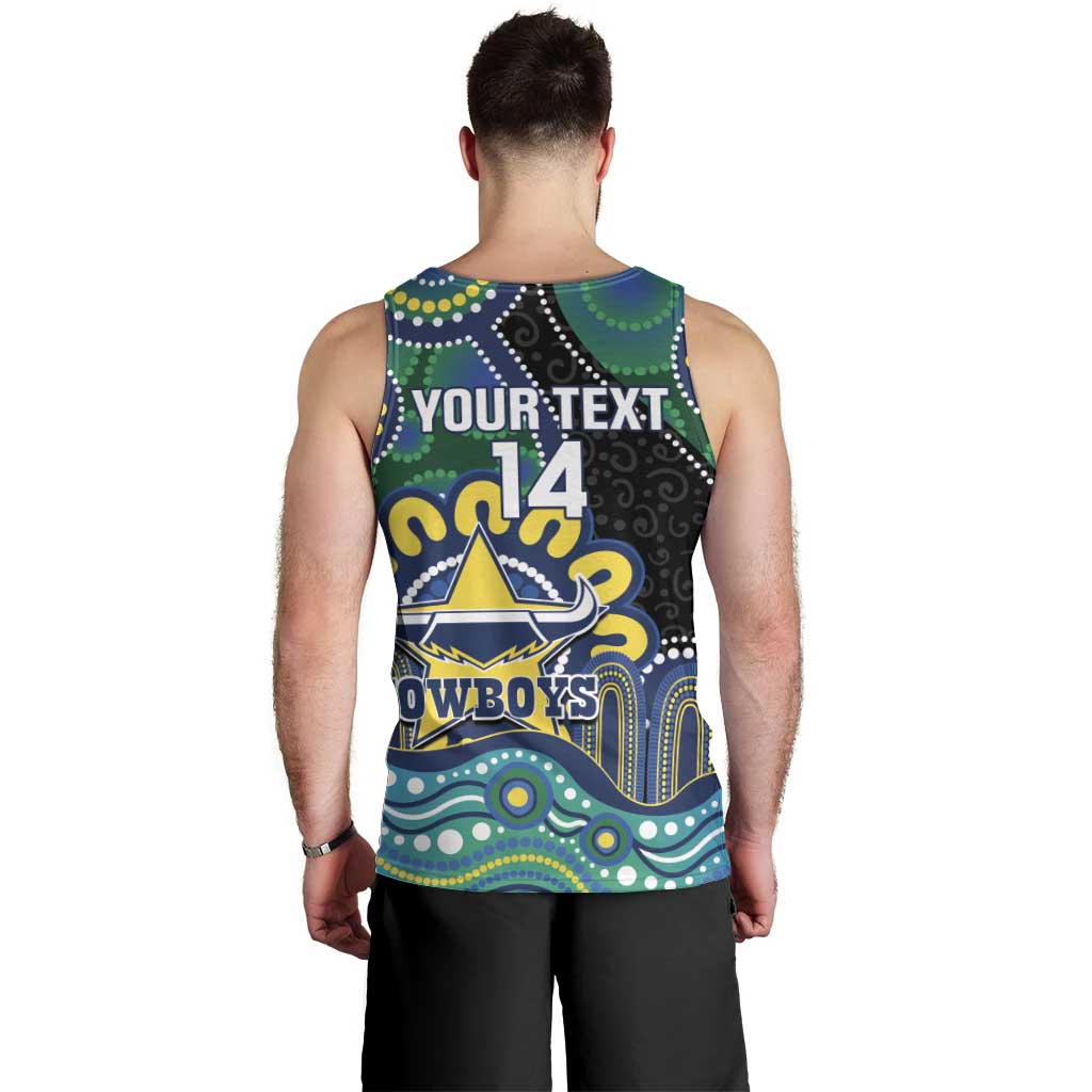 Custom NAIDOC Week 2025 Cowboys Men Tank Top Indigenous Art