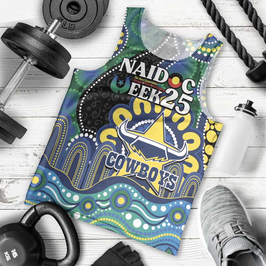 Custom NAIDOC Week 2025 Cowboys Men Tank Top Indigenous Art