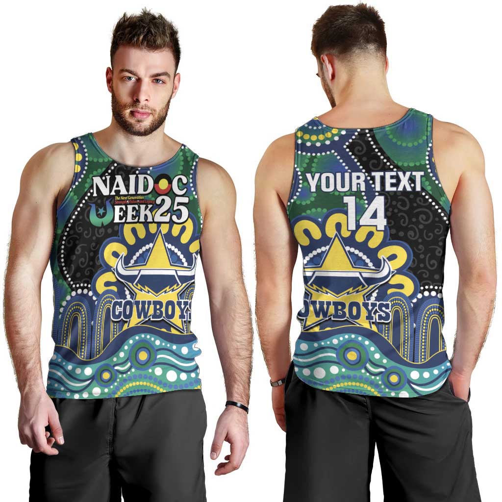 Custom NAIDOC Week 2025 Cowboys Men Tank Top Indigenous Art