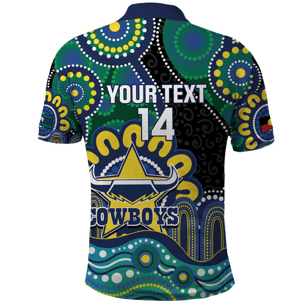 Custom NAIDOC Week 2025 Cowboys Polo Shirt Indigenous Art