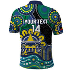 Custom NAIDOC Week 2025 Cowboys Polo Shirt Indigenous Art