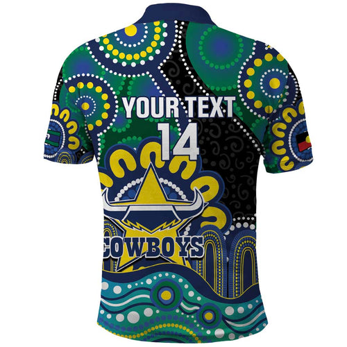 Custom NAIDOC Week 2025 Cowboys Polo Shirt Indigenous Art