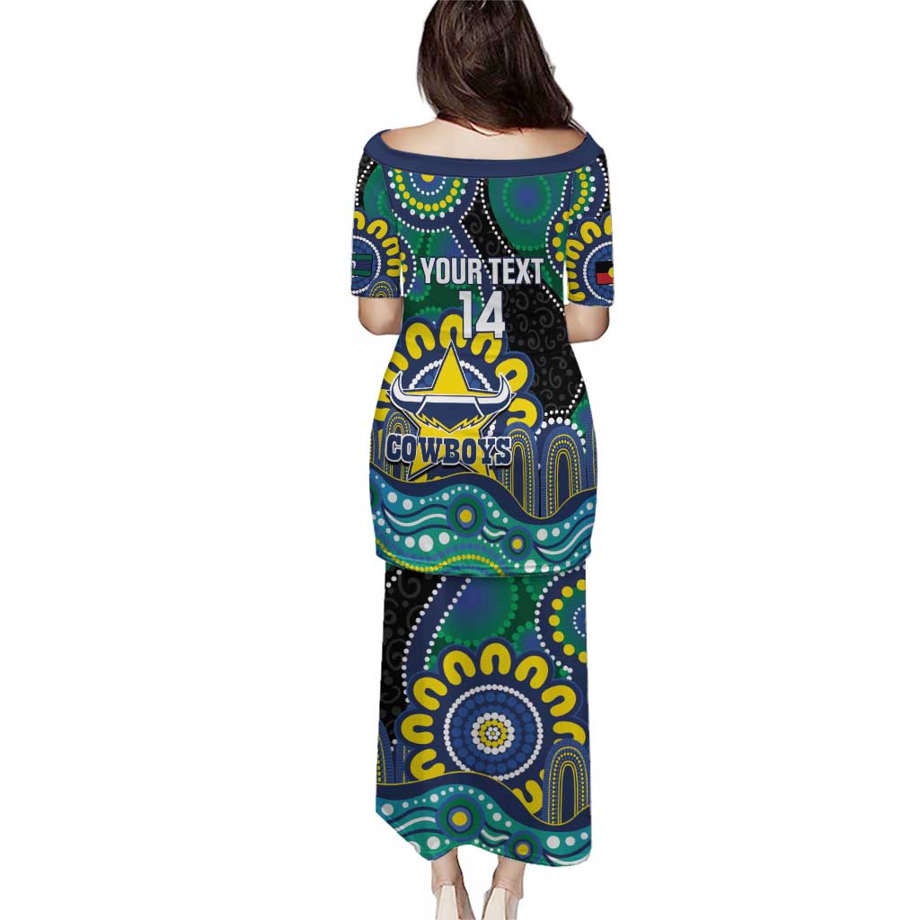 Custom NAIDOC Week 2025 Cowboys Puletasi Indigenous Art