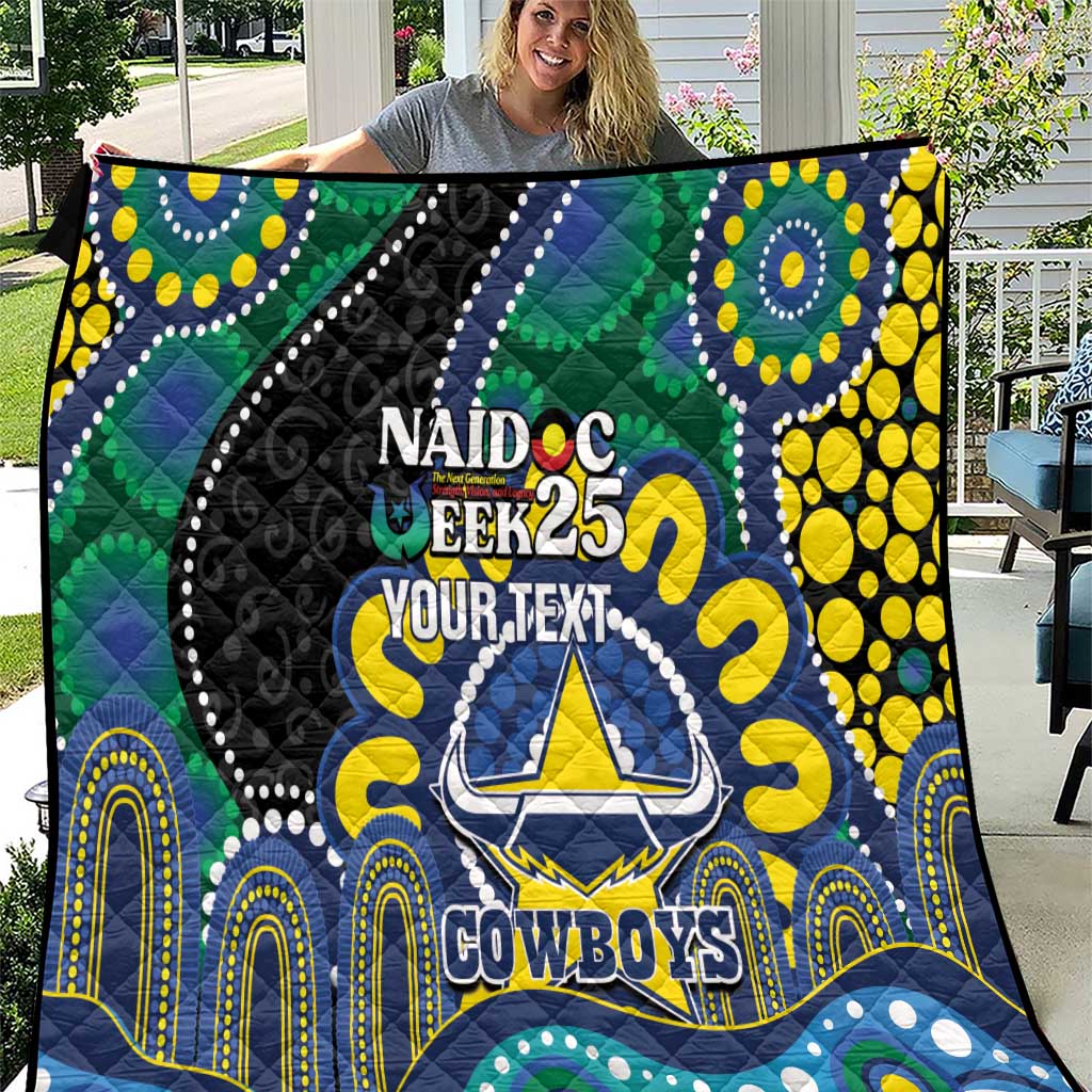 Custom NAIDOC Week 2025 Cowboys Quilt Indigenous Art