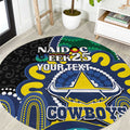 Custom NAIDOC Week 2025 Cowboys Round Carpet Indigenous Art