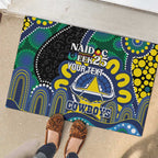 Custom NAIDOC Week 2025 Cowboys Rubber Doormat Indigenous Art