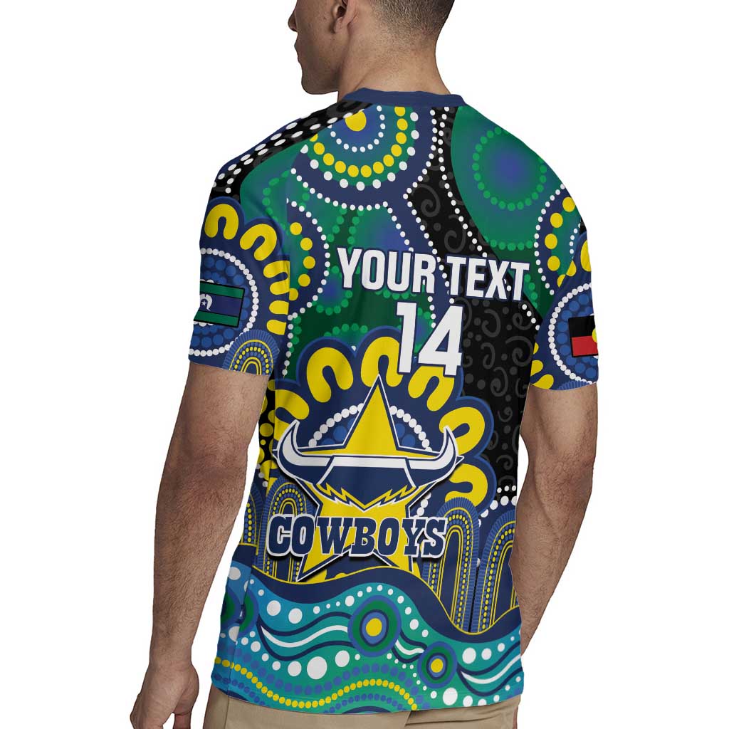 Custom NAIDOC Week 2025 Cowboys Rugby Jersey Indigenous Art