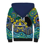 Custom NAIDOC Week 2025 Cowboys Sherpa Hoodie Indigenous Art
