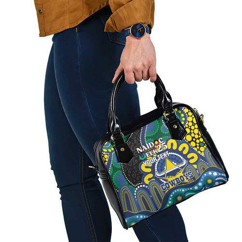 Custom NAIDOC Week 2025 Cowboys Shoulder Handbag Indigenous Art