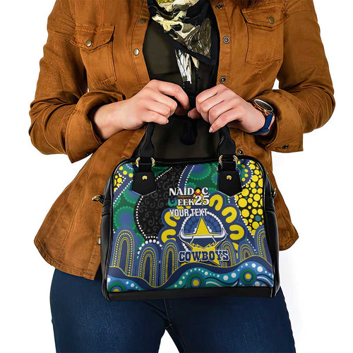 Custom NAIDOC Week 2025 Cowboys Shoulder Handbag Indigenous Art