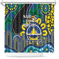 Custom NAIDOC Week 2025 Cowboys Shower Curtain Indigenous Art
