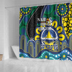 Custom NAIDOC Week 2025 Cowboys Shower Curtain Indigenous Art