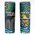 Custom NAIDOC Week 2025 Cowboys Skinny Tumbler Indigenous Art