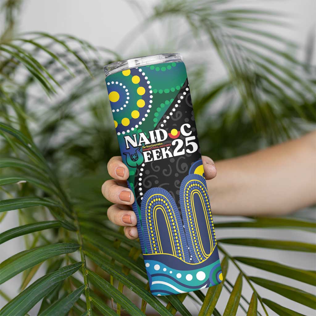 Custom NAIDOC Week 2025 Cowboys Skinny Tumbler Indigenous Art
